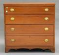 Federal Inlaid Cherry Fourdrawer Bureau