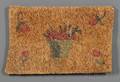 Sisal Hooked Rug with Basket of Strawberries Motif