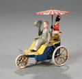Lehmann Tin Windup Open Air Touring Car Toy
