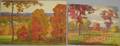 Harry Spiers American 18691947 Lot of Two Autumn Scenes
