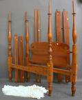 Federalstyle Maple Tall Post Bed with Tester