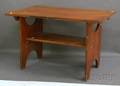 Country Rectangular Pine Hutch Table