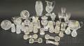 Thirtyfive Miscellaneous Colorless Cut Glass Table Items