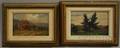 Gamaliel Waldo Beaman American 18521937 Lot of Two Landscapes