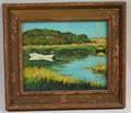 Robert Houston Whitmore American b 1890 Outlet to Meeting House Pond Past Orleans Mass