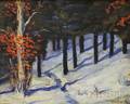 Harold Saxton Burr American 18891973 Winter Woods