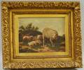Continental School 19th20th Century Landscape with Sheep