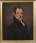 American School 19th Century Portrait of Parsons Cooke First Pastor at East Church Ware Massachusetts 182655