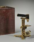 Charles Spencer Brass Convertible HorizontalVertical Microscope