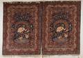 Pair of Kashan Pictorial Rugs