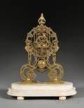Brass Skeleton Clock