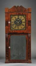 Hotchkiss  Benedict Mahogany Empire Shelf Clock