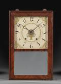 Eli Terry  Sons Mahogany Alarm Shelf Clock