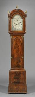 Mahogany Tall Clock by Thompson