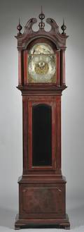 Waltham Nine Tubular Bell Mahogany Chime Clock