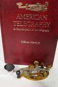 Foote Pierson Telegraph Key and William Mayers American Telegraphy