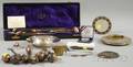 Group of Sterling and Other Metal Tableware and Personal Articles