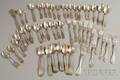 Approximately Fifty Coin Silver Flatware Items