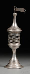 Polish 800 Silver Towerform Besamim Box Spice Container