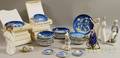 Seven Collectible Ceramic Figures and Thirtytwo Porcelain Collector Plaques