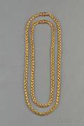 Two 18kt Bicolor Gold Necklaces