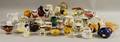 Collection of Mostly Ceramic Creamers Twelve Pieces of Milk Glass Tableware and Eight Pottery Table Items