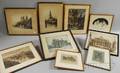 Nine Assorted Framed Etchings and Prints