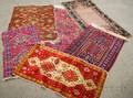 Five Small Oriental Rugs and a Machinemade Rug