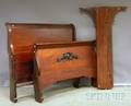 Victorian Mahogany Sleigh Bed