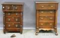 Two Classicalstyle Mahogany Fourdrawer Chests