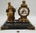 Ansonia Statuary Mantel Clock