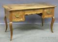 Louis XV Provincialstyle Cherry Flattop Desk