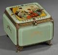 Decoupage and Reversedecorated Jewel Casket