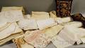 Box of Assorted Table Linens and Textiles