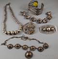 Small Group of Mexican Sterling Silver Jewelry