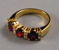 18kt Gold Ruby and Diamond Ring
