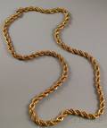 Goldfilled Braided Rope Chain