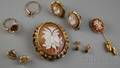 Small Group of 14kt Gold and Cameo Jewelry