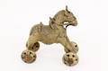 Indian Bronze Horse Pull Toy