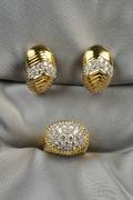 18kt Gold and Diamond Suite