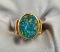 18kt Gold and Assembled Opal Ring Janiye