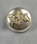 Art Nouveau Sterling Silver and Mixedmetal Box Geo W Shiebler  Co