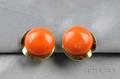 18kt Gold and Coral Earclips Tiffany  Co