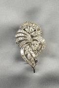 Platinum and Diamond Brooch