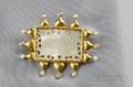 18kt Gold and Motherofpearl Scenic PendantBrooch Elizabeth Locke