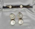 14kt Gold and Motherofpearl Dress Set Larter  Sons