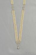 Edwardian Seed Pearl and Diamond Sautoir