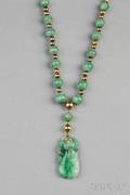 Jade Bead Pendant