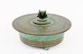 Carl Sorensen Arts  Crafts Bronze Lidded Bowl