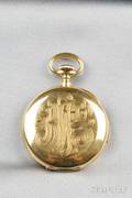 18kt Gold Open Face Minute Repeating Pocket Watch Audemars Piguet Retailed by CD